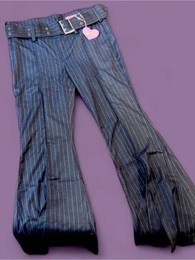 Sugar Thrillz x Dolls Kill - FICTIONAL FLAMES SLIT PANTS